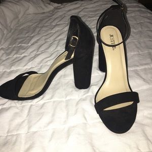 Never been worn black heels
